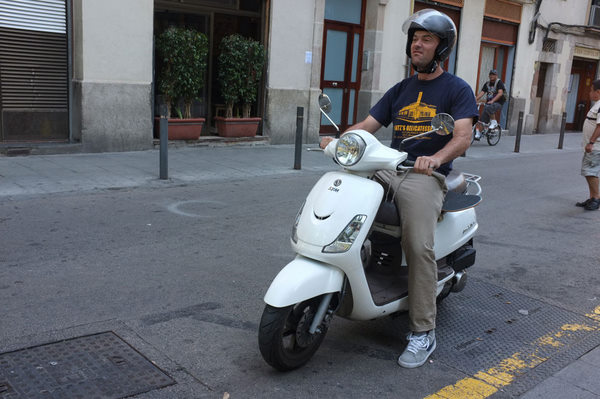 Barcelona: Andy Henrie found the best way